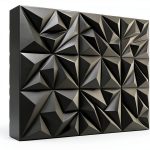 ZELMINE 3D Diamond Wall Panels PVC Modern Decor-0