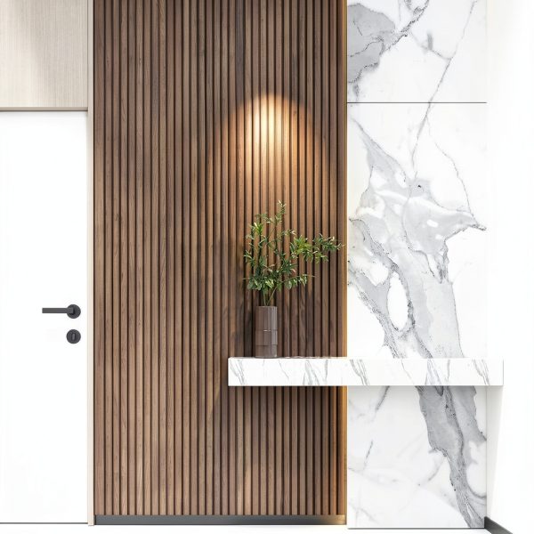 Art3d Wood Wall Panel Beaded Smoked Oak-8