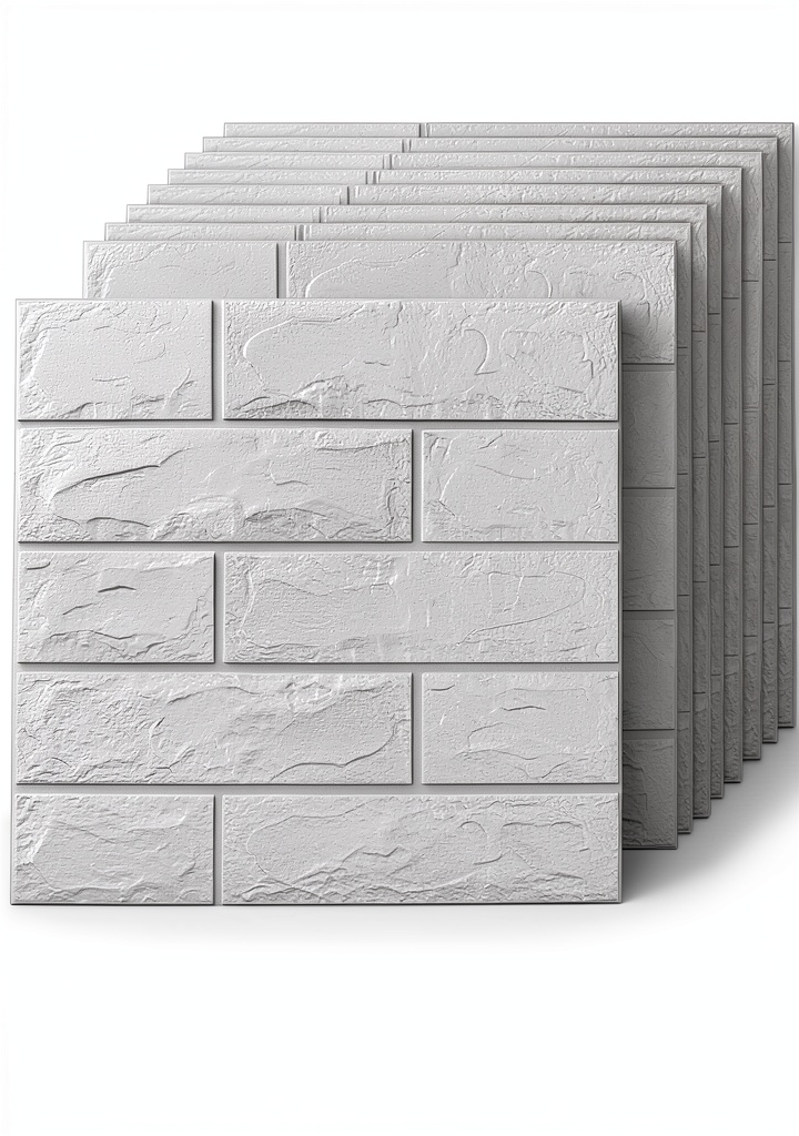 Installing Sodeno 3D foam wallpaper