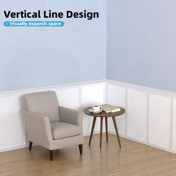 Art3d 94.5 x 54 Inch Log Color MDF Wall Panel-2