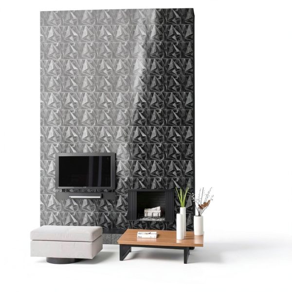 3D Wall Panels STICKGOO PVC Modern Square Tiles-5