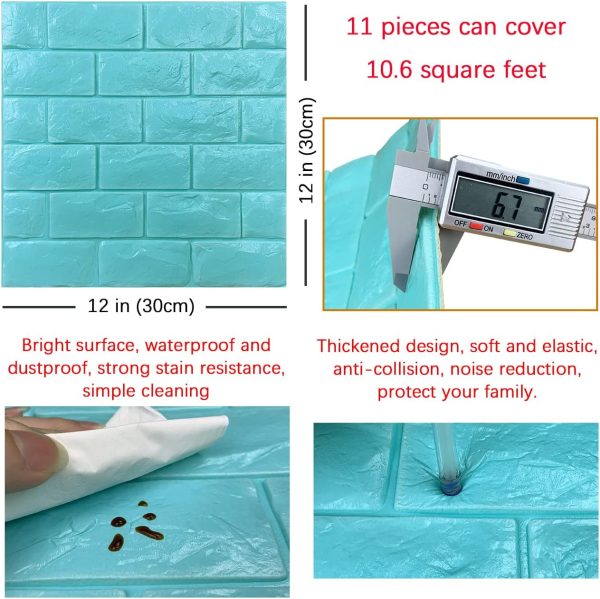 Yutianli 3D Foam Brick Wall Panels Peel and Stick Design-4