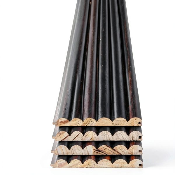 Art3d Wood Wall Panel Beaded Smoked Oak-0