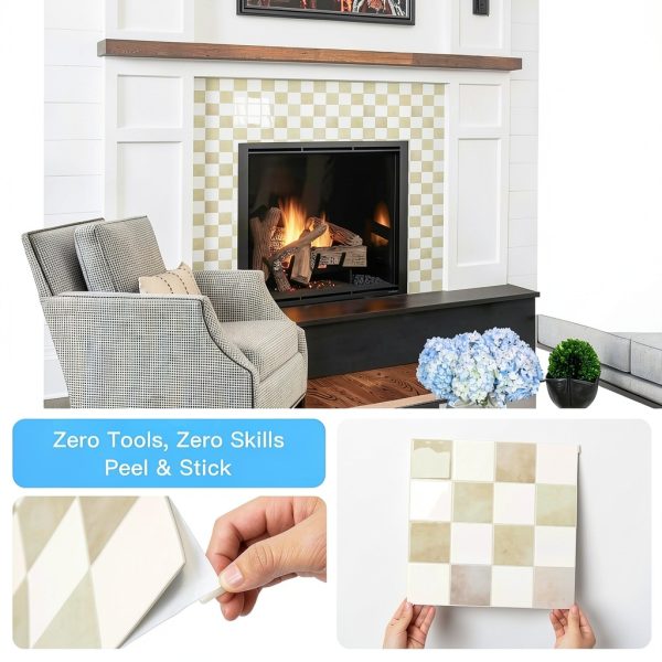 Art3d 12x12 Inch Vinyl Wall Panels Modern Geometric-7