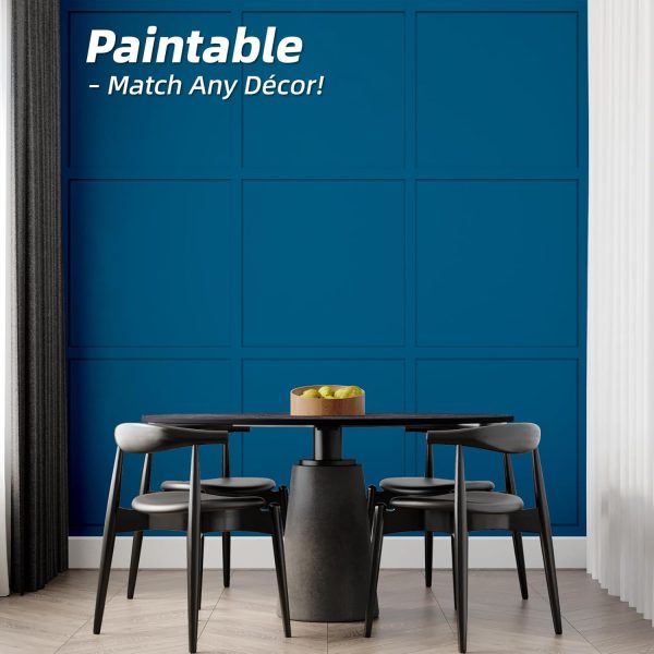 Art3d 94.5 x 54 Inch Log Color MDF Wall Panel-3