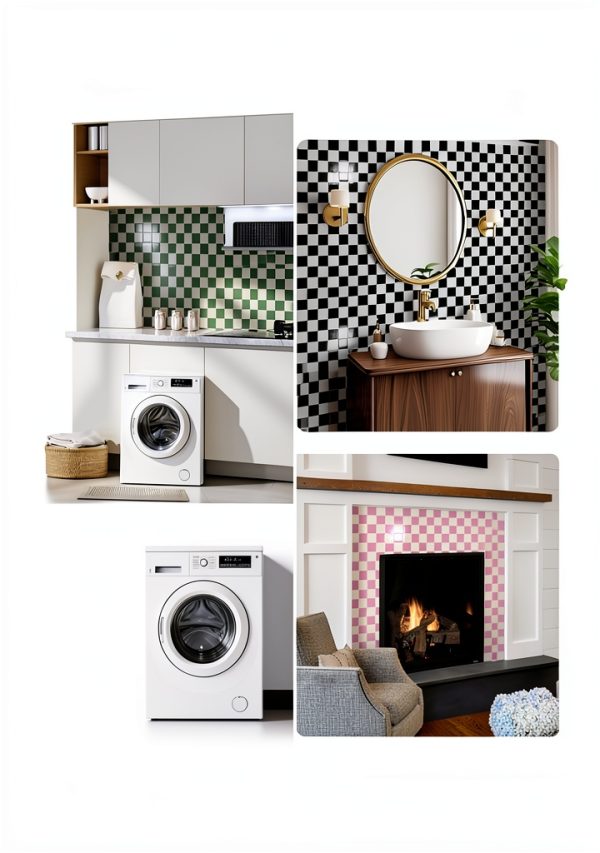 Art3d 12x12 Inch Vinyl Wall Panels Modern Geometric-8