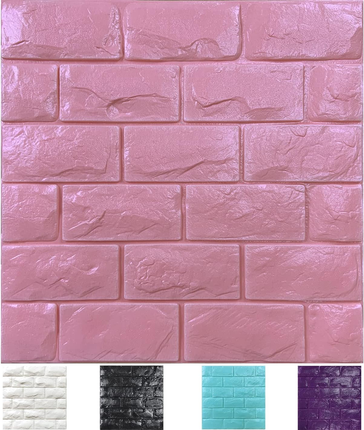 Yutianli 3D foam brick wall panels installed on a living room wall