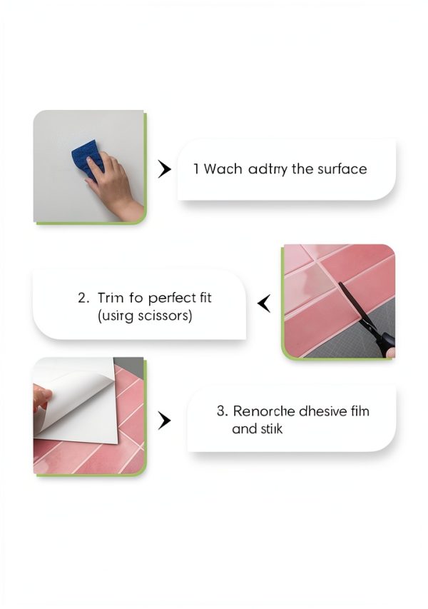 3D Peel Stick Tile SELECT LIGHTING Backsplash-6