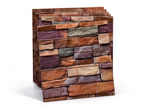 YU LI 3DH 3D Faux Brick Wall Panels PE Foam Self-Adhesive-0