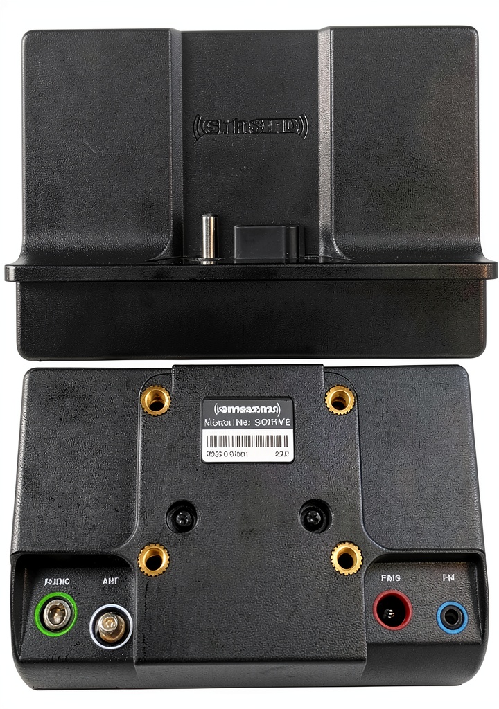 Installing XM Car Satellite Radio Equipment 4332958084 on a wooden desk