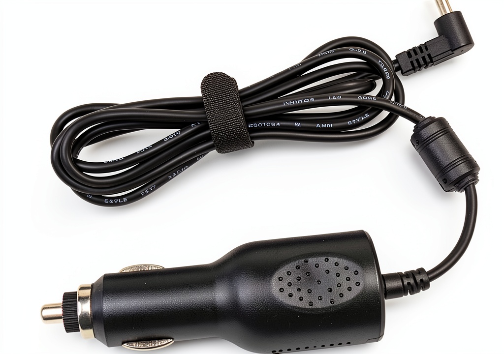 Installing FouceClaus PowerConnect Replacement Power Cord for Sirius XM 5V 1.5A on a wooden desk