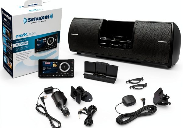 SiriusXM Onyx Plus Satellite Radio with Dock Kit SXPL1V1/SXSD2 Black-2