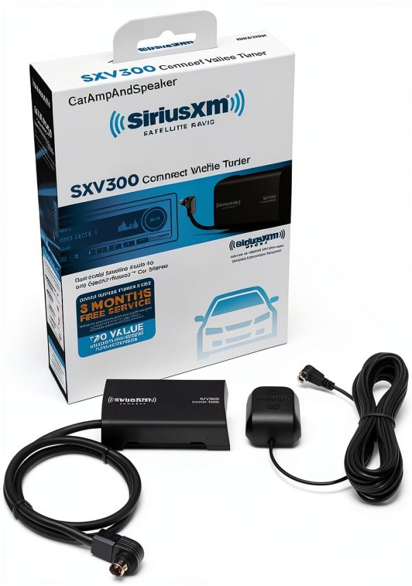 SiriusXM SXV300V1 Vehicle Tuner Black Satellite Radio Receiver-0