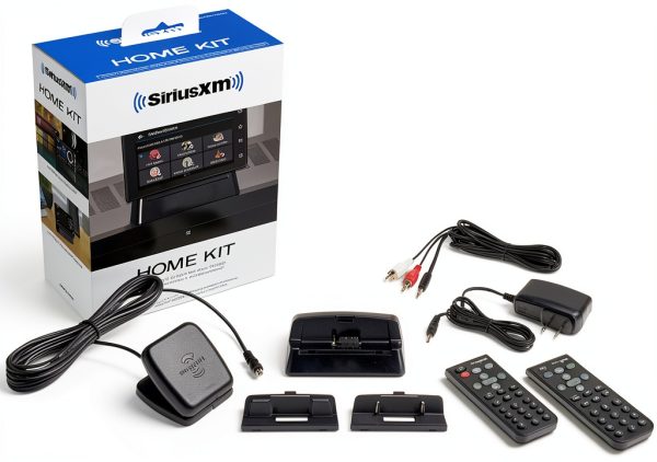 SiriusXM Home Kit SXDH4 Black Portable Bluetooth Satellite Radio Dock-0