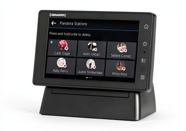 SiriusXM Home Kit SXDH4 Black Portable Bluetooth Satellite Radio Dock-1