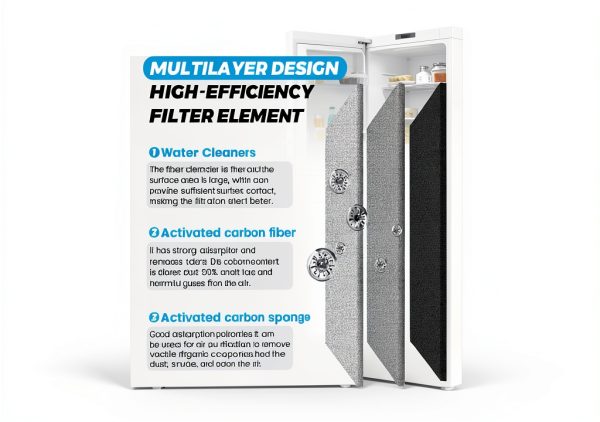 Refrigerator Air Filter 3 Pack FRGPAAF2 Puxyblue AF-2 RAF-2 White-1
