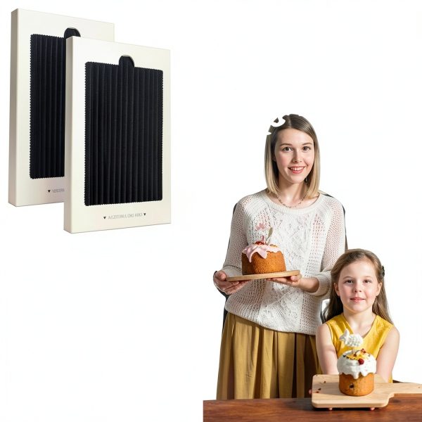 4 Pack Refrigerator Air Filter Replacement Carbon Activated Air Filter Compatible with Frigidaire and Electrolux, Replaces SCPUREAIR2PK, EAFCBF Replace 242061001, 242047804-4