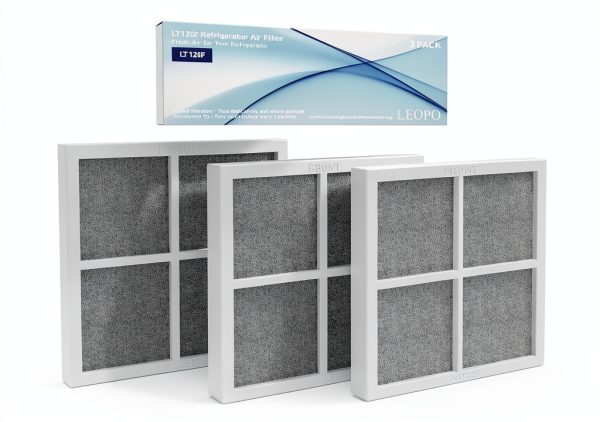 LT120F Refrigerator Air Filter 3-Pack by LEOPO - Activated Carbon-1